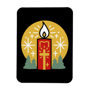 Íman Deixe a Fé ser sua arte mais brilhante na vela