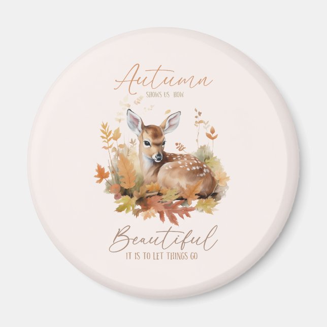 Íman Deixe as coisas irem no outono (Frente)