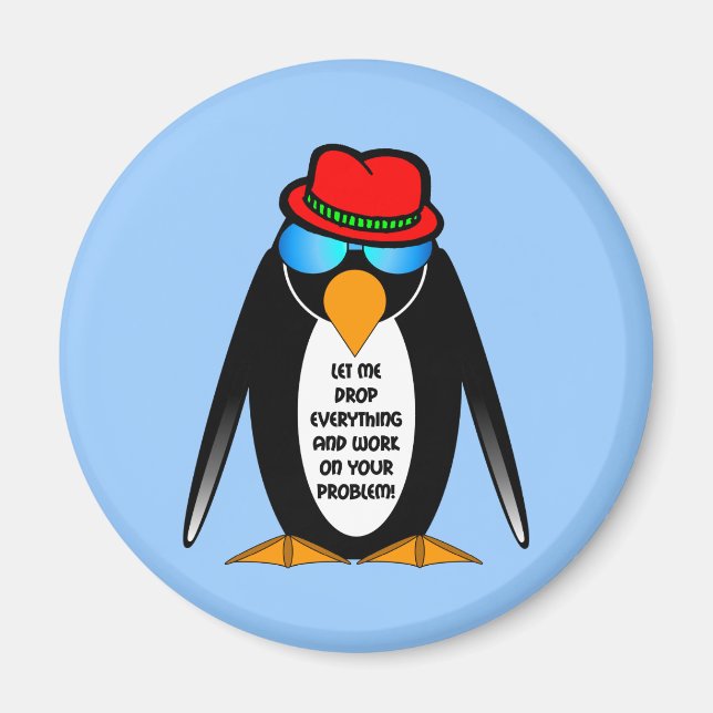 Íman deixe-me largar tudo e trabalhar no seu problema (Frente)