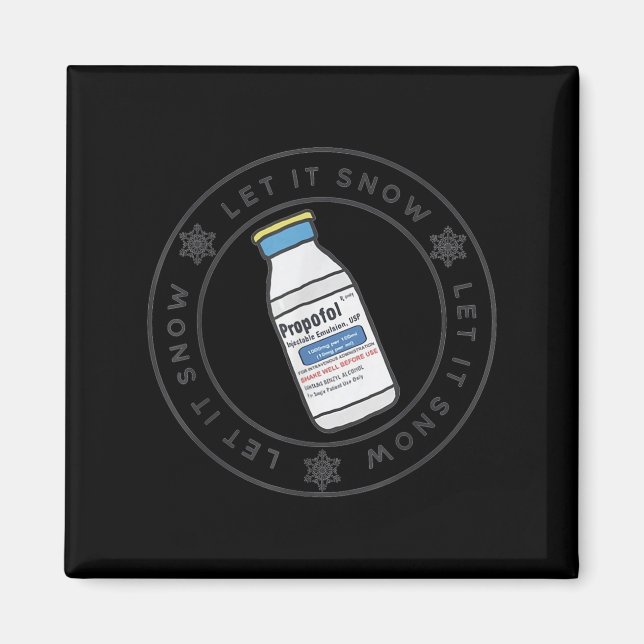 Íman Deixe Nevar Profol Crna Enfermeira Anestesiologist (Frente)