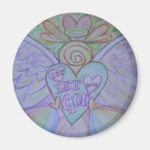 Íman Deixe o amor, Deus Arco-Íris Anjo Magnet
