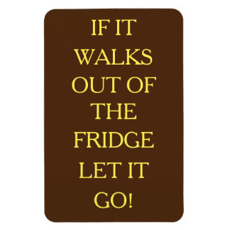 Íman Deixe-o ir! Ímã Flexível com Foto