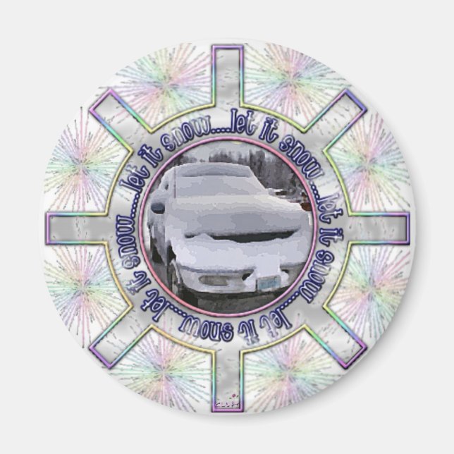 Íman Deixe-o nevar (Frente)