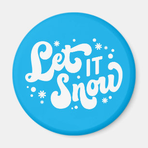 Íman Deixe-o nevar Design de inverno