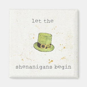 Íman Deixe os Shenanigans começar   Cuties afortunado