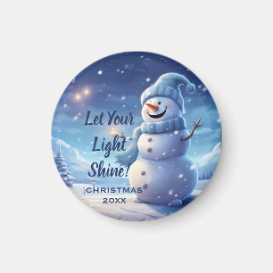 Íman "Deixe Sua Luz Brilhar!" – Ímã de Natal