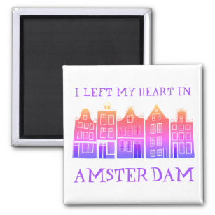 Íman Deixei meu coração em casas do Canal de Amsterdam 