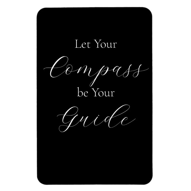 Íman 'Deixem o vosso compasso ser o vosso guia' Frase B (Vertical)