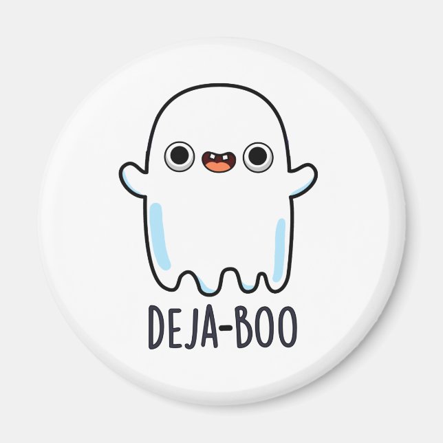 Íman Deja Boo Funny Ghost Pun (Frente)