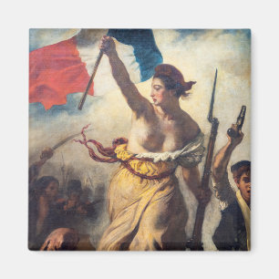 Íman Delacroix - A Liberdade Liderando o Povo Close-up
