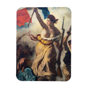 Íman Delacroix - A Liberdade Liderando o Povo Close-up