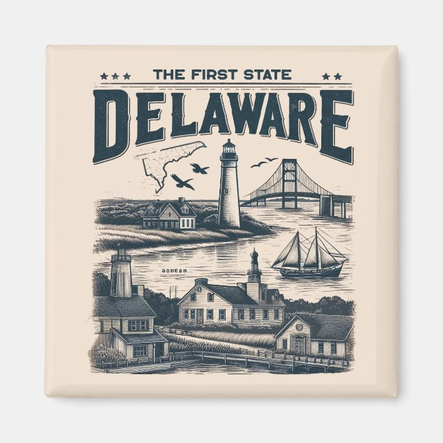 Íman Delaware (Frente)