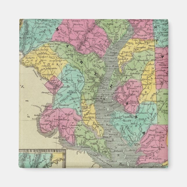 Íman Delaware E MaryLand (Frente)