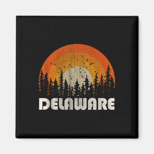 Íman Delaware - natureza engraçada vintage caminhada 60