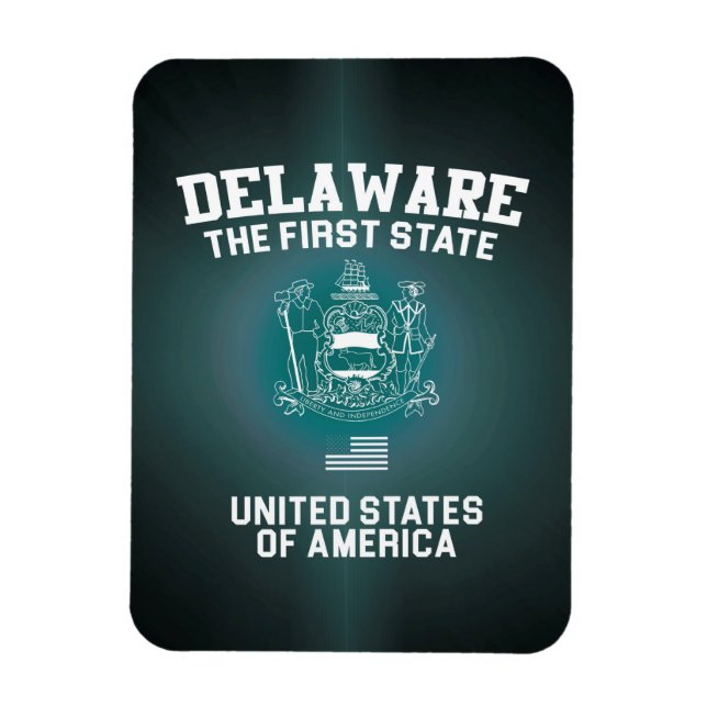 Íman Delaware O Primeiro Estado (Vertical)