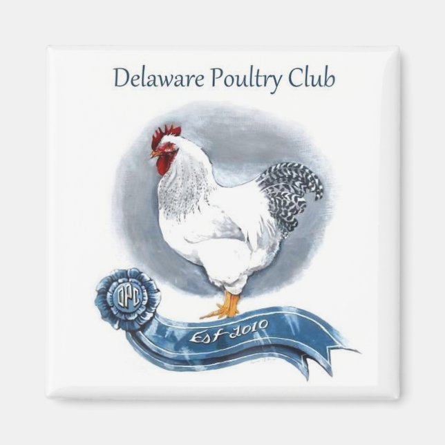 Íman Delaware Poultry Club Magnet (Frente)