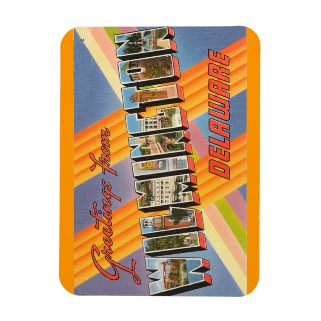 Íman Delaware, Wilmington Magnet (Vertical)