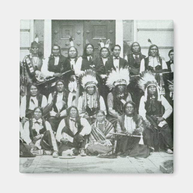 Íman Delegação indiana dos líderes Sioux em Washington  (Frente)