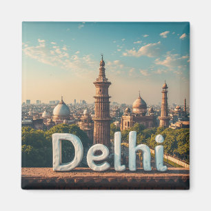 Íman Delhi Índia Desenho de Viagem 🗺️