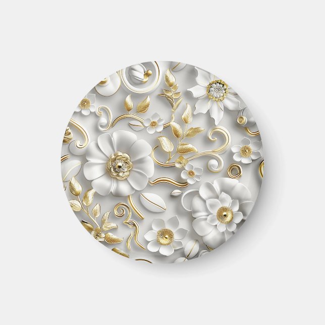 Íman Delicate Floral (Frente)