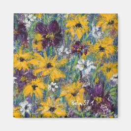 Íman Delícia no Senhor - Magneta Floral