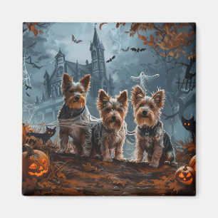 Íman Delícia Noturna de Halloween para Cães Terrier Aus