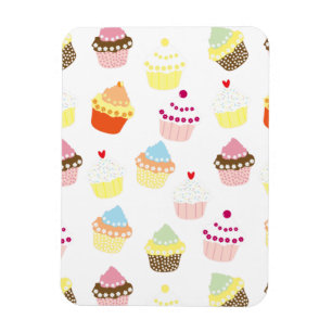 Íman Deliciosos Cupcakes de aniversário decorados