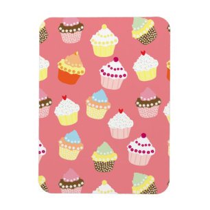 Íman Deliciosos Cupcakes de aniversário decorados