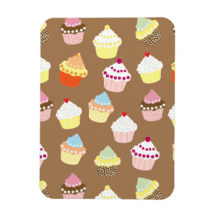 Íman Deliciosos Cupcakes de aniversário decorados