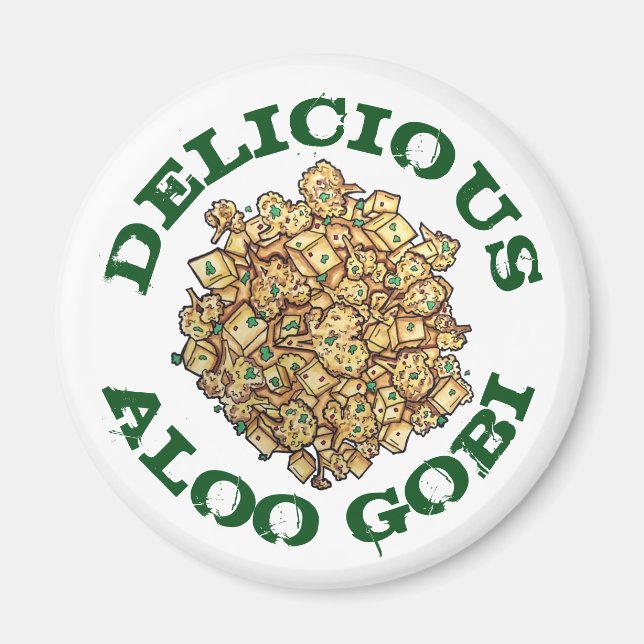 Íman Delicious Aloo Gobi Comida indiana Coury (Frente)