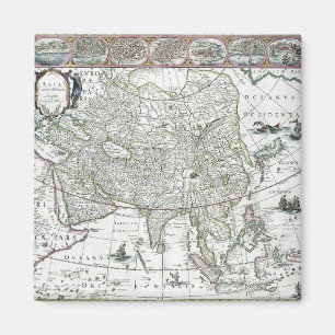 Íman Delineata do noviter de Ásia, 1617