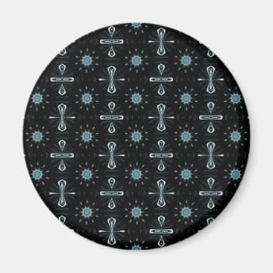 Íman Delírio preto e azul