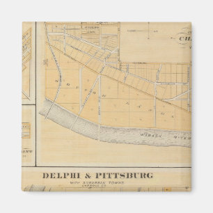 Íman Delphi & Pittsburg com cidades suburbanas