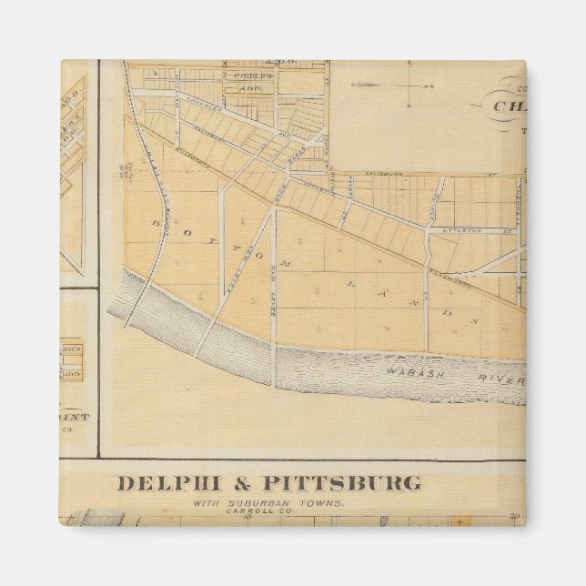 Íman Delphi & Pittsburg com cidades suburbanas (Frente)