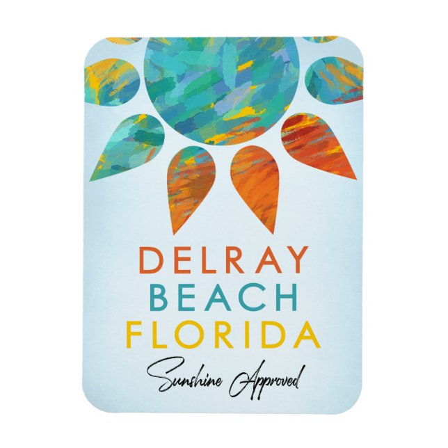 Íman Delray Beach Sunshine Viagem (Vertical)
