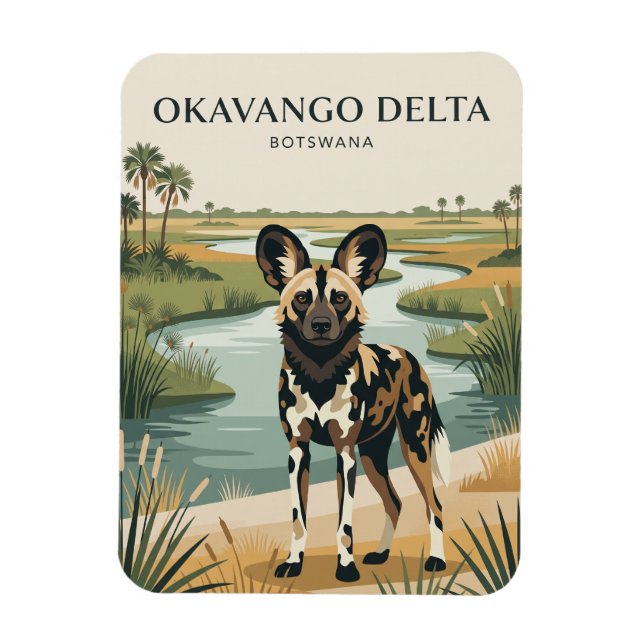 Íman Delta do Okavango Botsuana (Vertical)