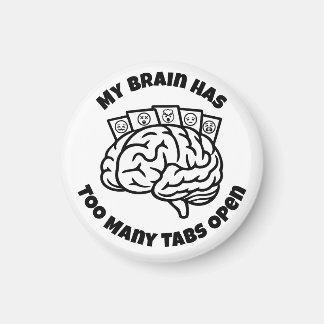 Íman Demasiadas Presilhas - Magneta Sarcástica do Pensa