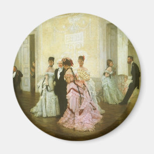 Íman Demasiado cedo por James Tissot, arte do Victorian