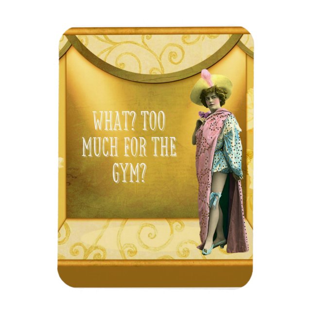 Íman Demasiado para a academia? Vestido de Rico da Funn (Vertical)