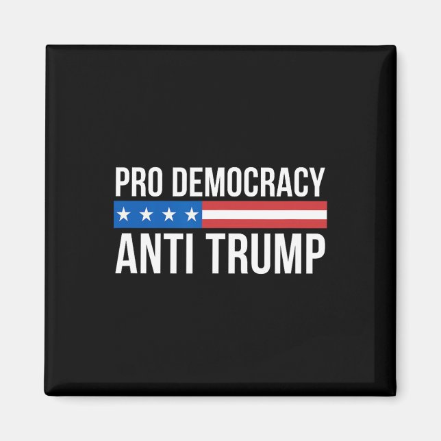 Íman Democracia - Anti Trump - (Frente)