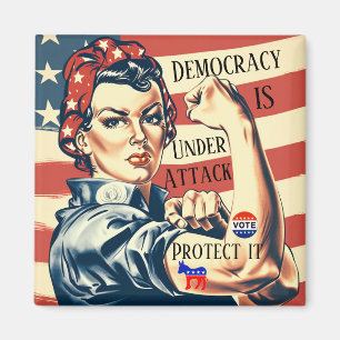 Íman Democracia/ Proteja o Magnet de Ti