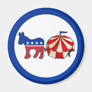 Íman Democrata Circus Donkey Magnet