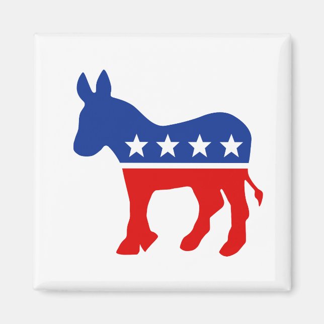 Íman Democrata Donkey Magnet (Frente)
