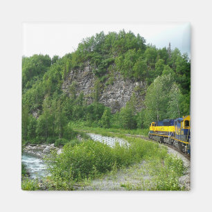 Íman Denali Express Trem de Férias Fotografia no Alasca