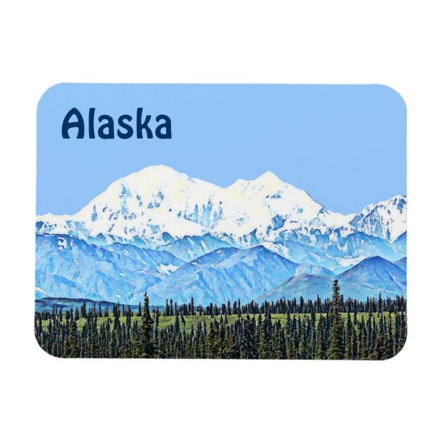 Íman Denali (Monte McKinley) (Horizontal)