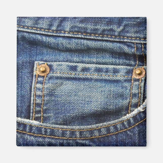 Íman Denim - Blue Jean Pocket (Frente)