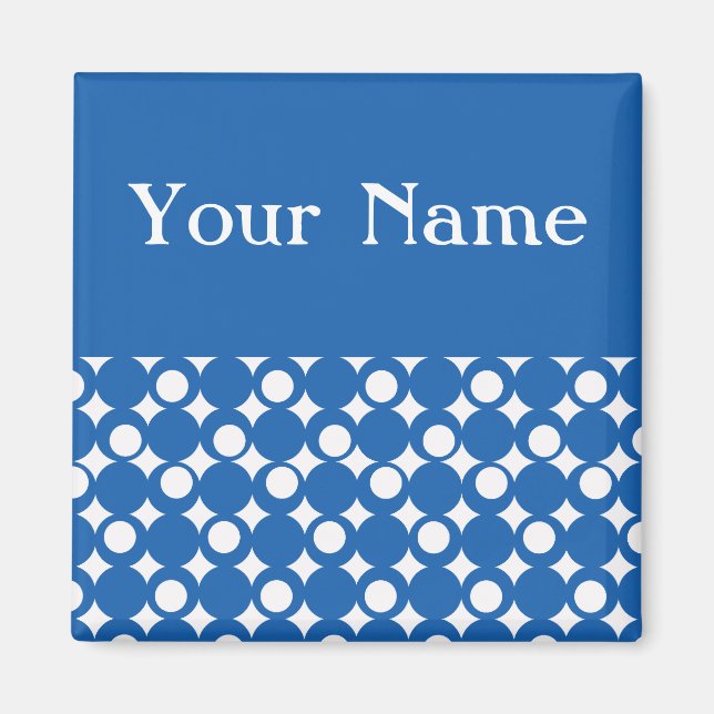 Íman Denim Blue Mod Ball Design @ Emporio Moffa (Frente)