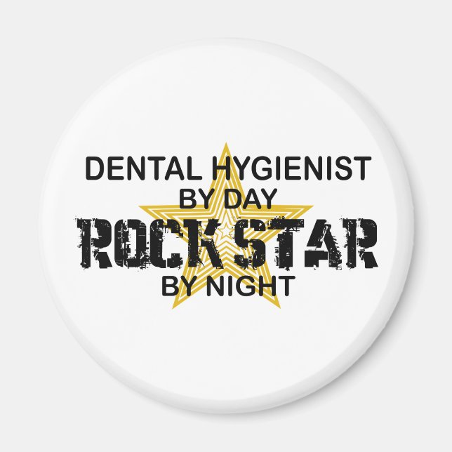 Íman Dental Hygienist Rock Star (Frente)