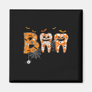 Íman Dente Boo Dente Bompkin Dentista Halloweista Denta