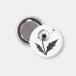 Íman Dente-de-leão Minimalista – Design da Natureza com